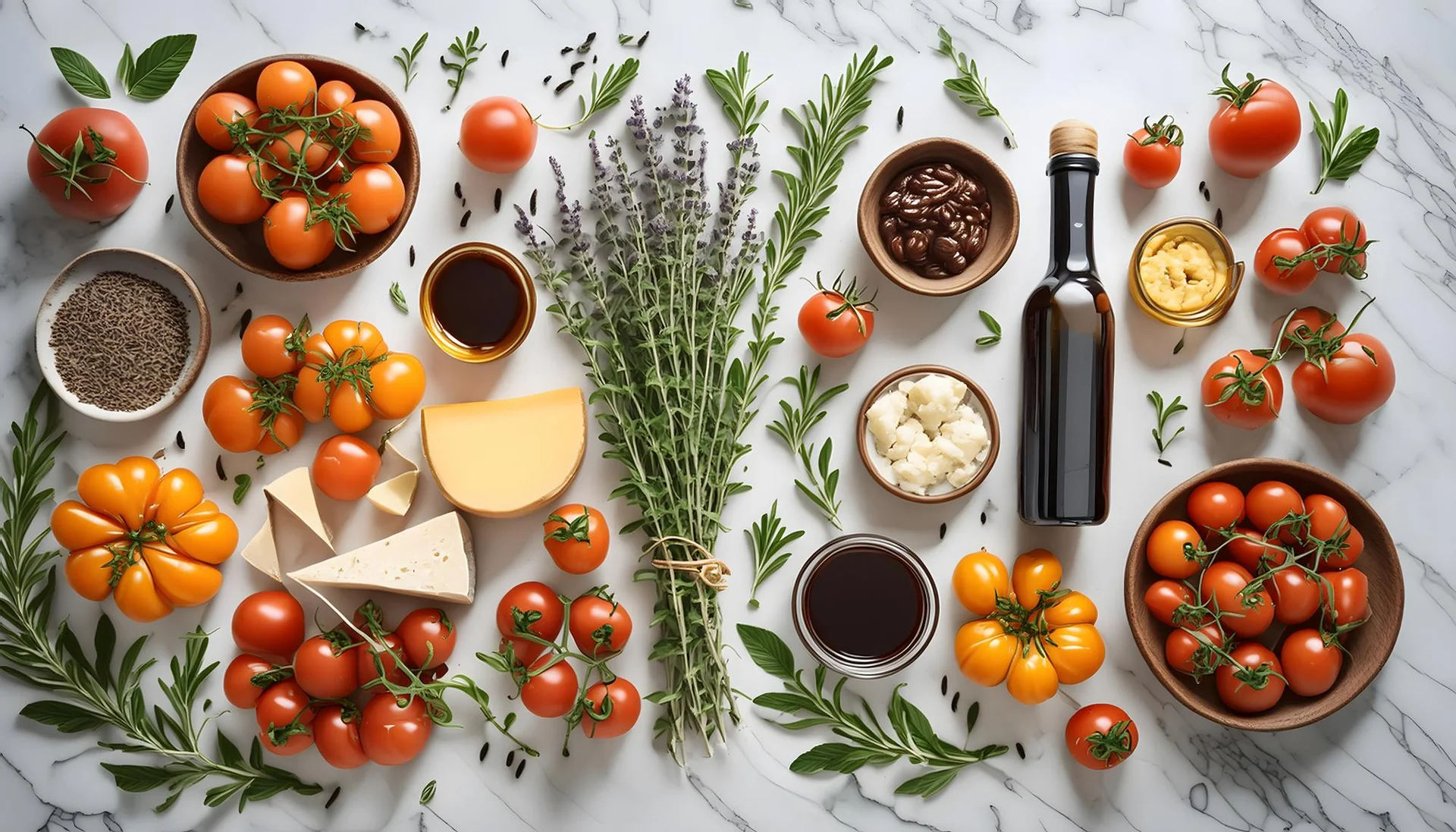 Ingredientes típicos de la cocina mediterránea